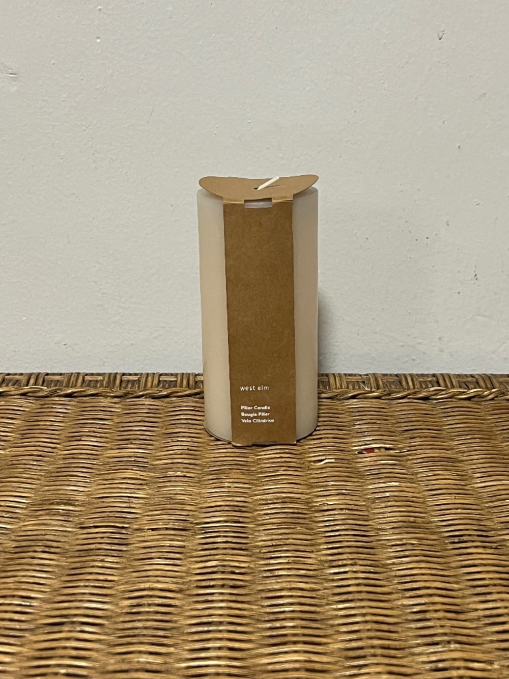 West Elm. Pillar Candle.